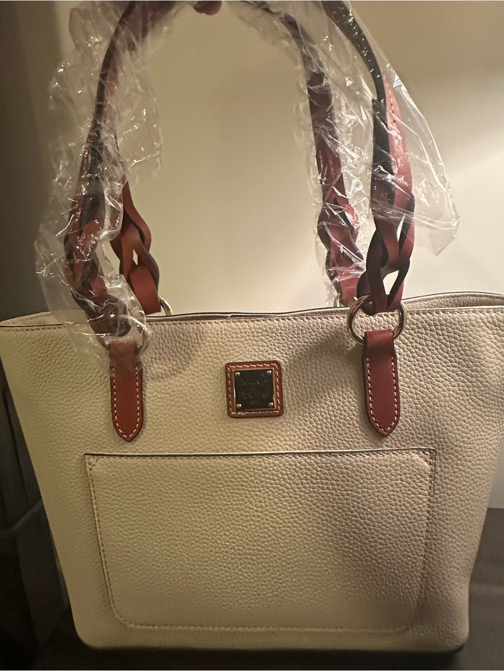 Dooney & Bourke Gretchen Tote, Bone White, Brand New w Tags